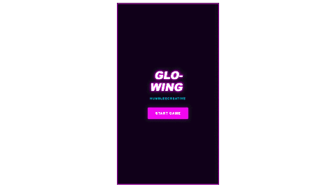 Screenshot of Glo-Wing App